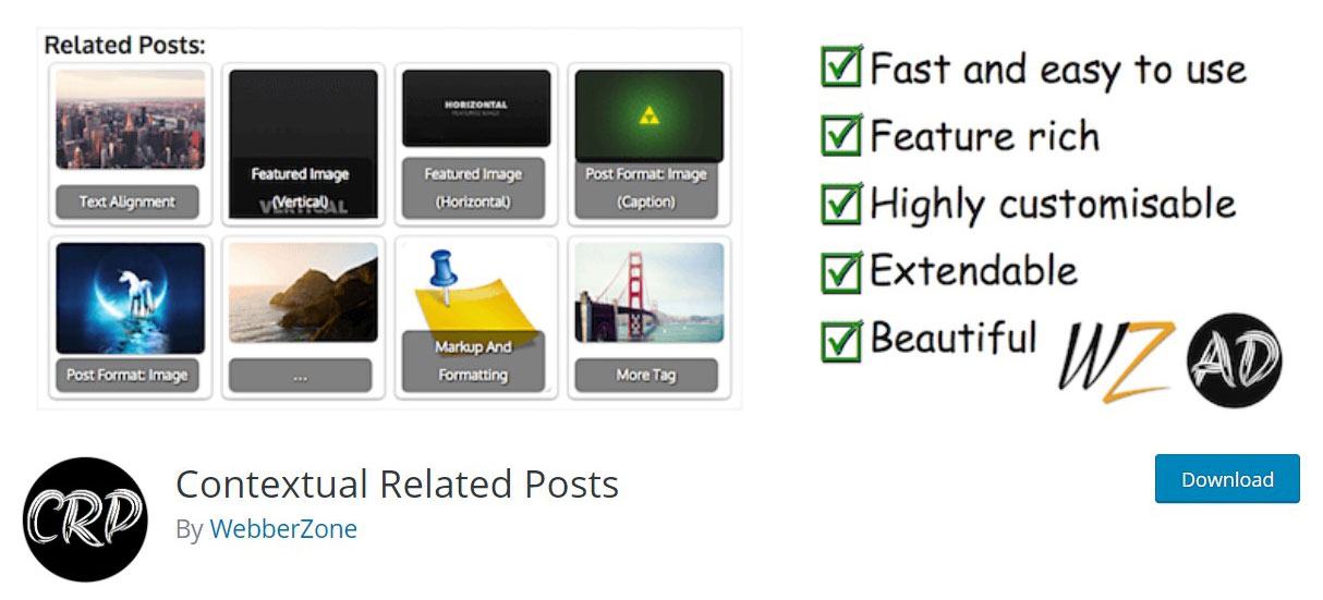 Contextual related post plugin image