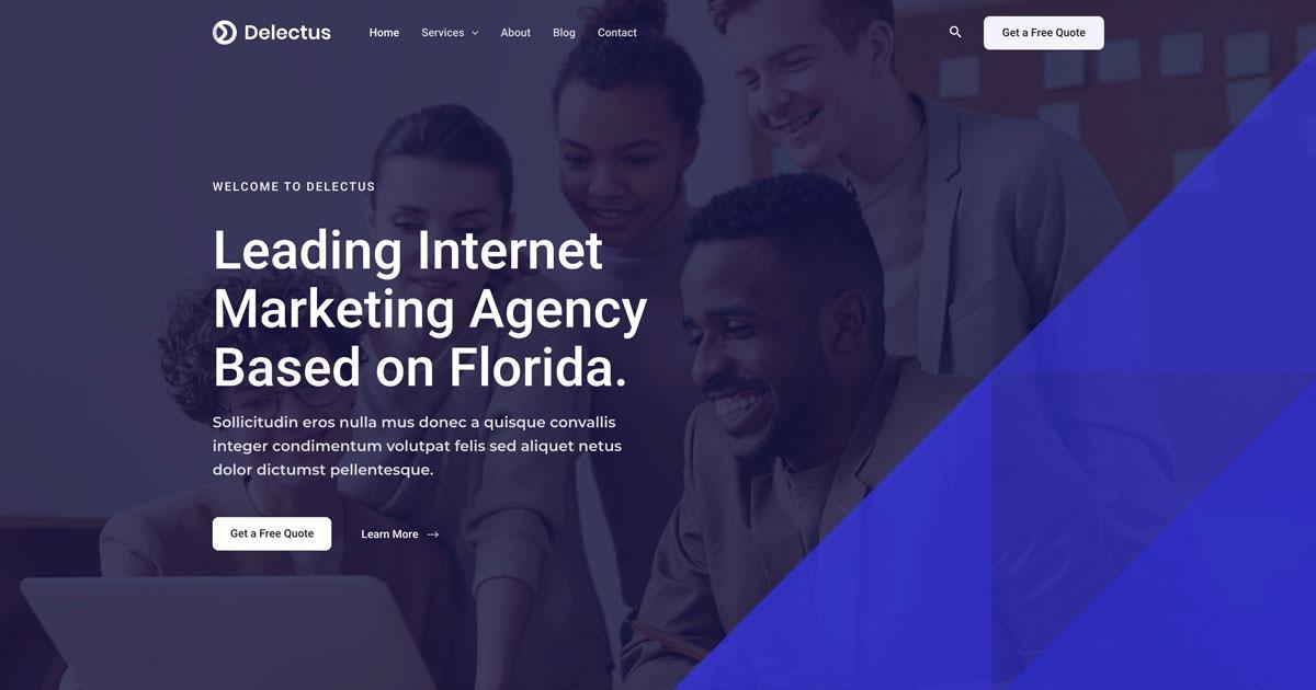 Digital agency web template