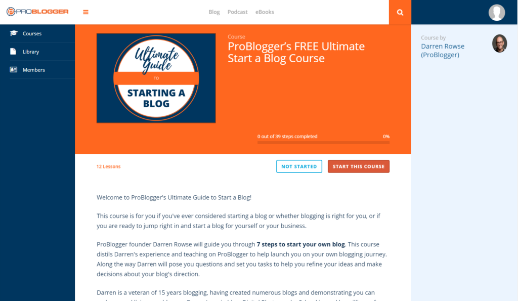 ProBlogger Courses