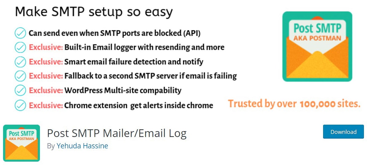 Post SMTP mailer plugin image