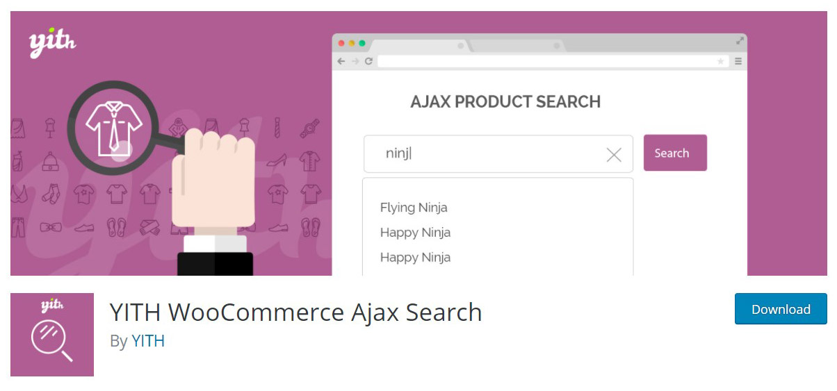 WooCommerce ajax search plugin