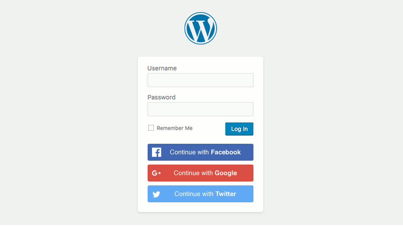 Nextend social login front end view