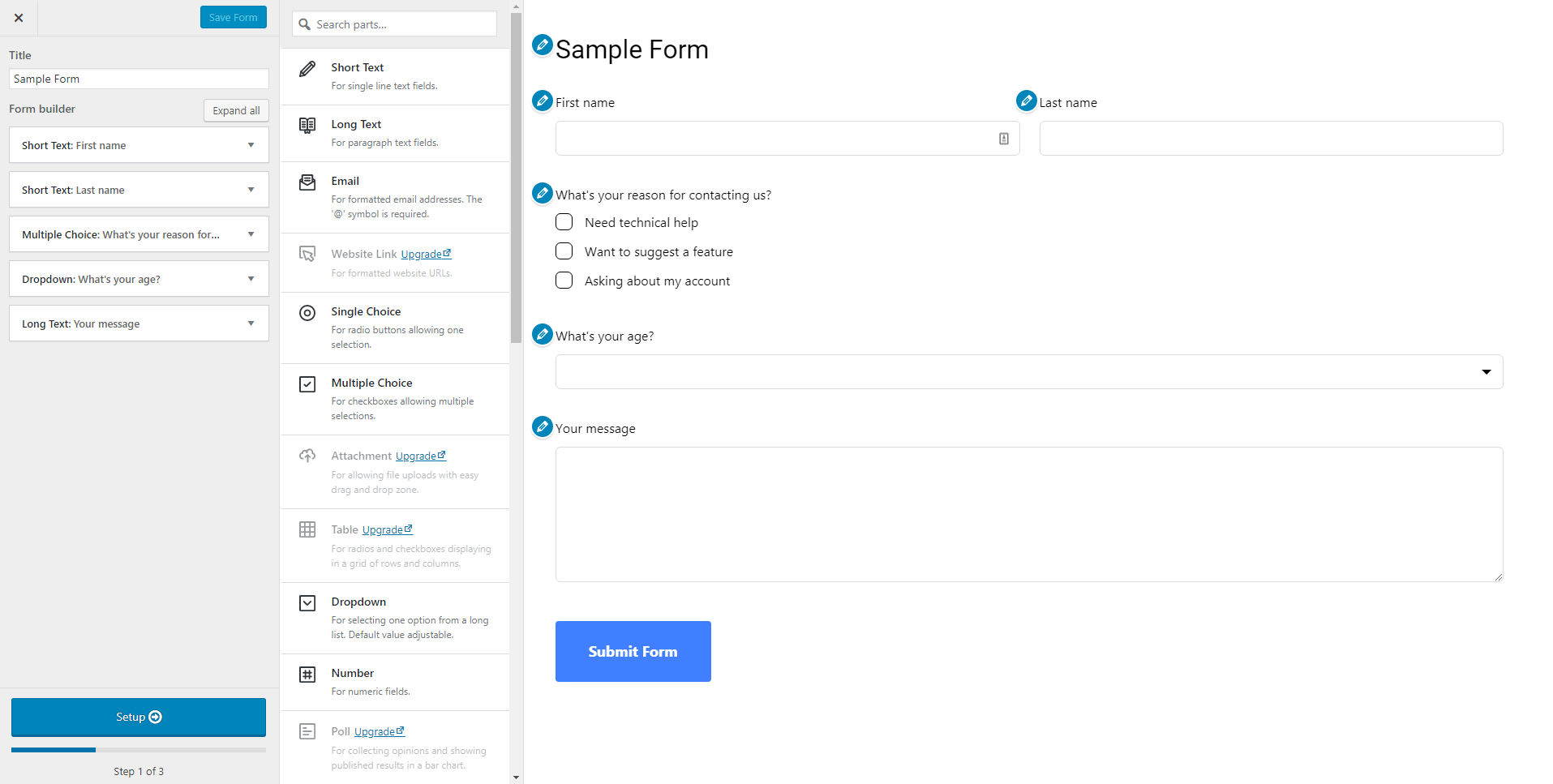 Happy Forms Preview