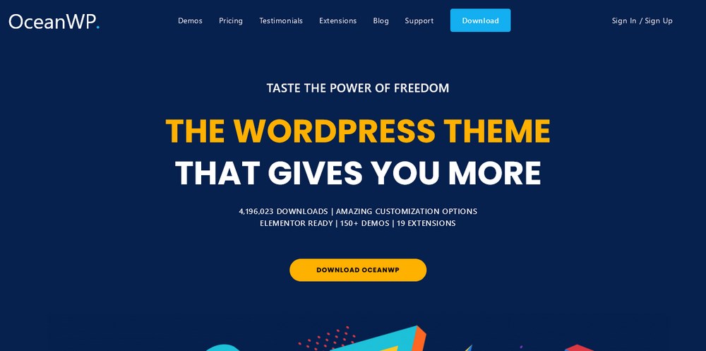 OceanWP WordPress theme