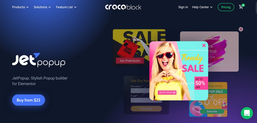 JetPopUp Plugin for Elementor Crocoblock
