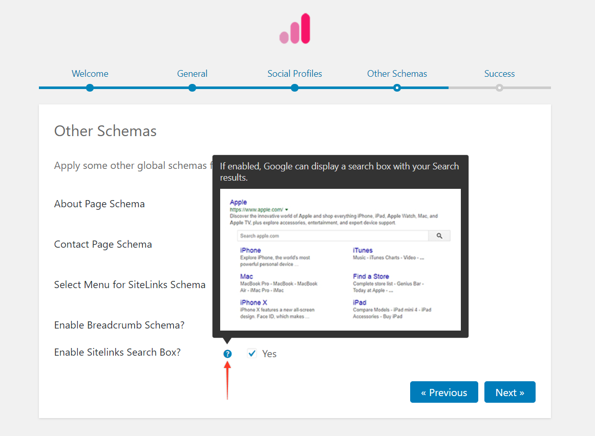 Schema Pro configuration wizard