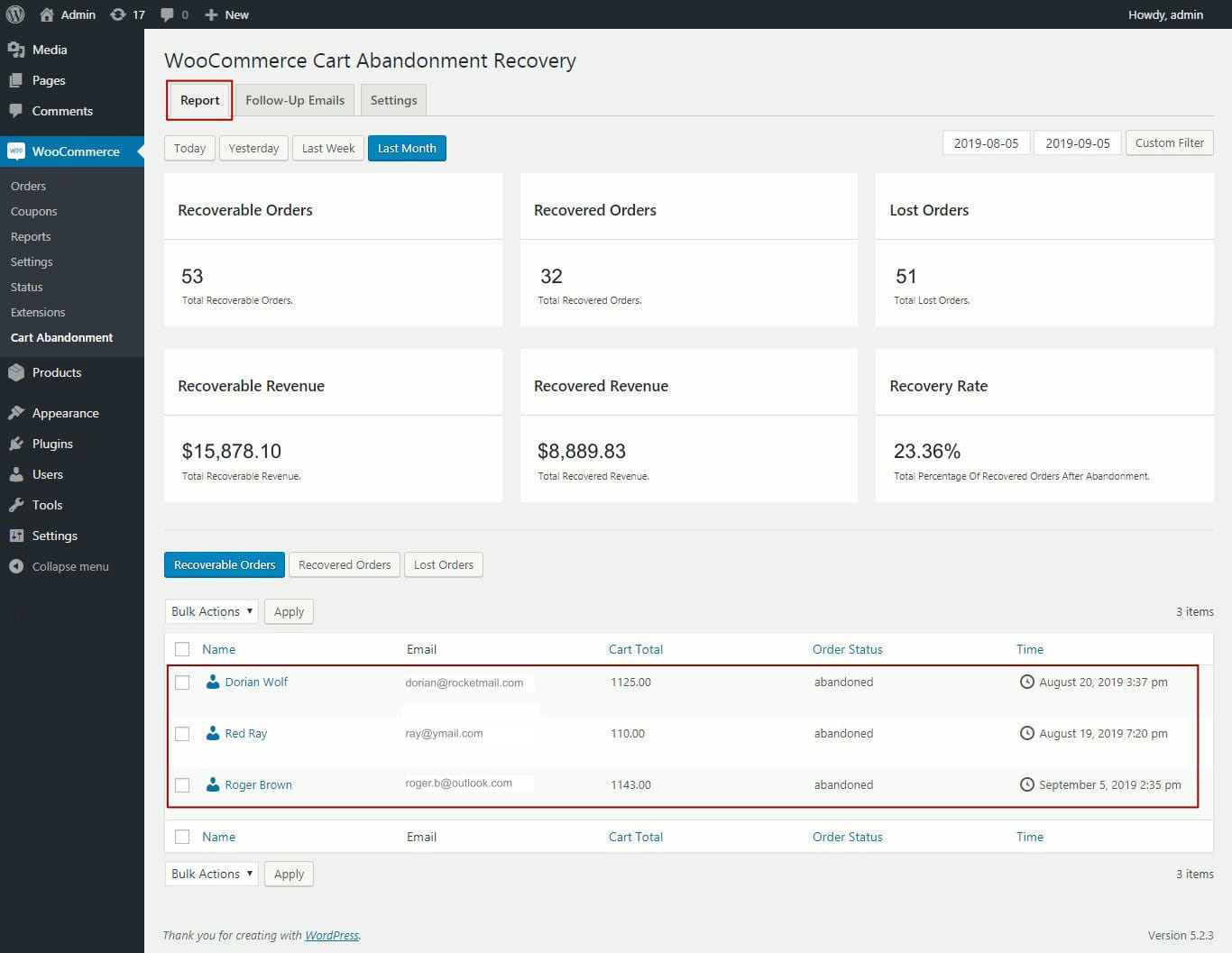 Unsubscribe individual conversion