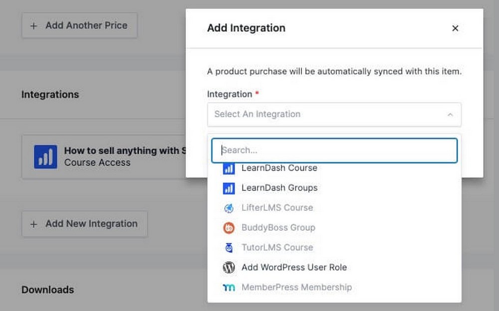 Various third party tools integration on SureCart