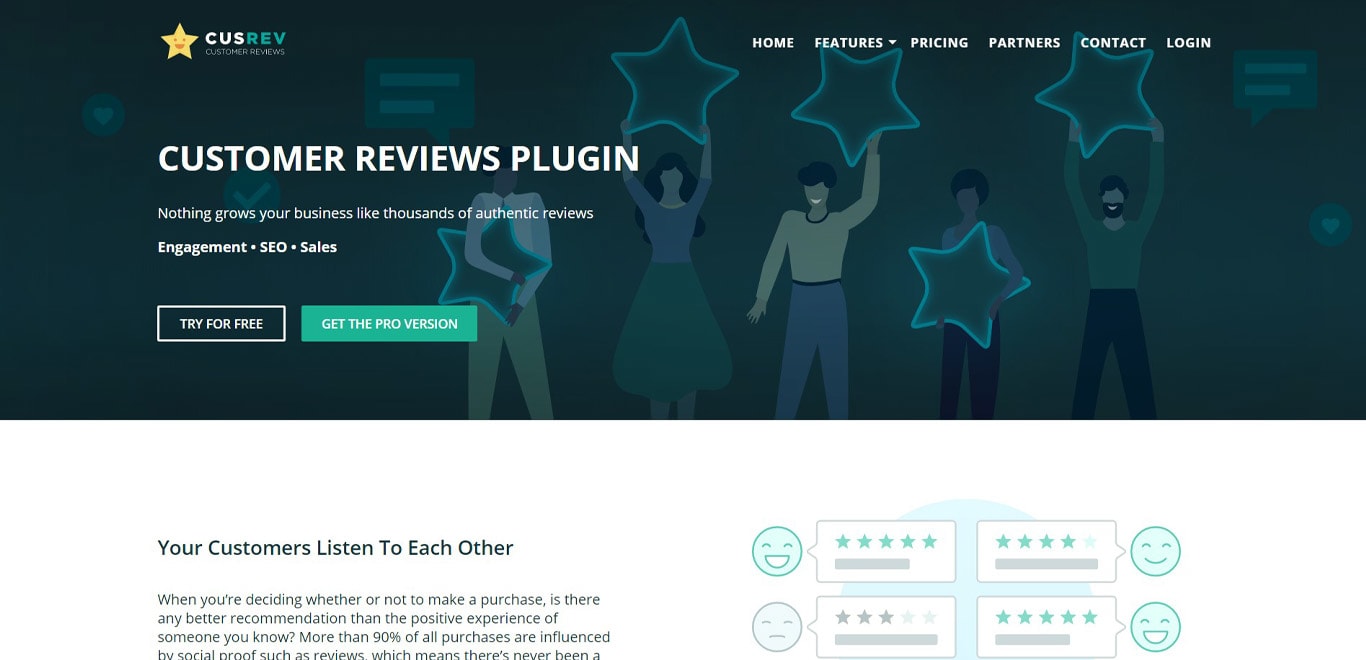 Customer reviews plugin image