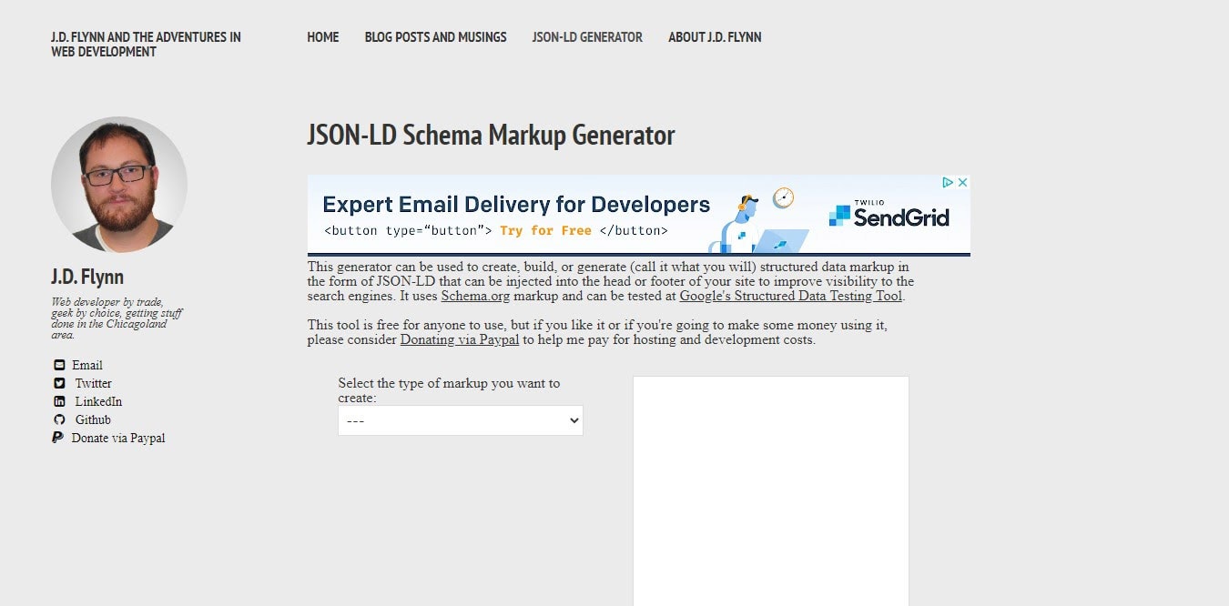 Schema Markup Generator by Flynn