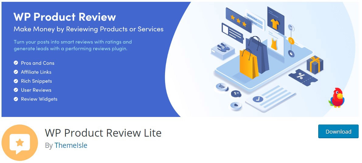 WP Product review image