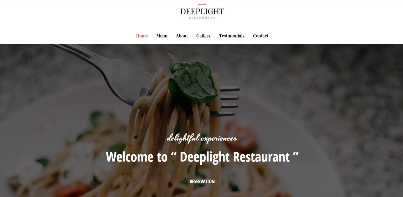 Deeplight  brizy template