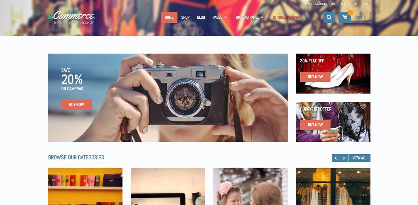eCommerce theme demo