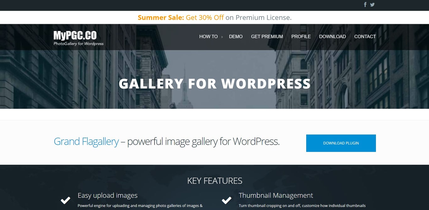 Flagallery plugin site image