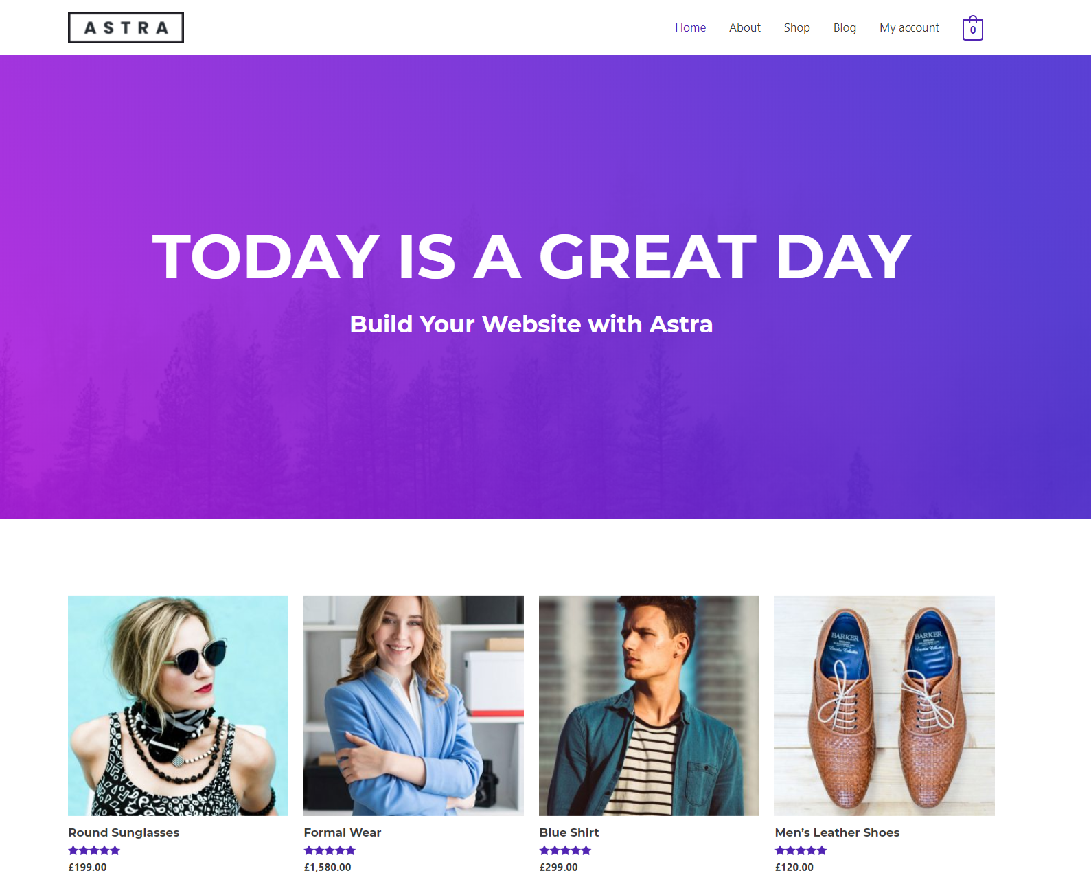 Astra Free WooCommerce theme