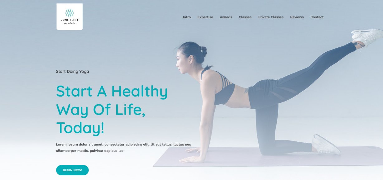 Astra Yoga Studio website