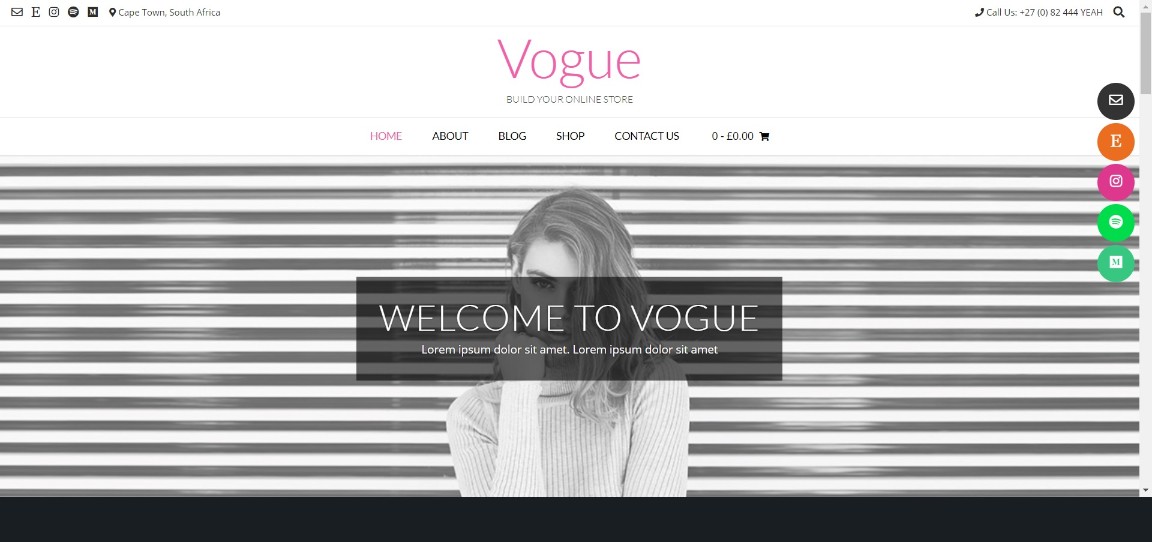 Vogue Kaira wordpress theme