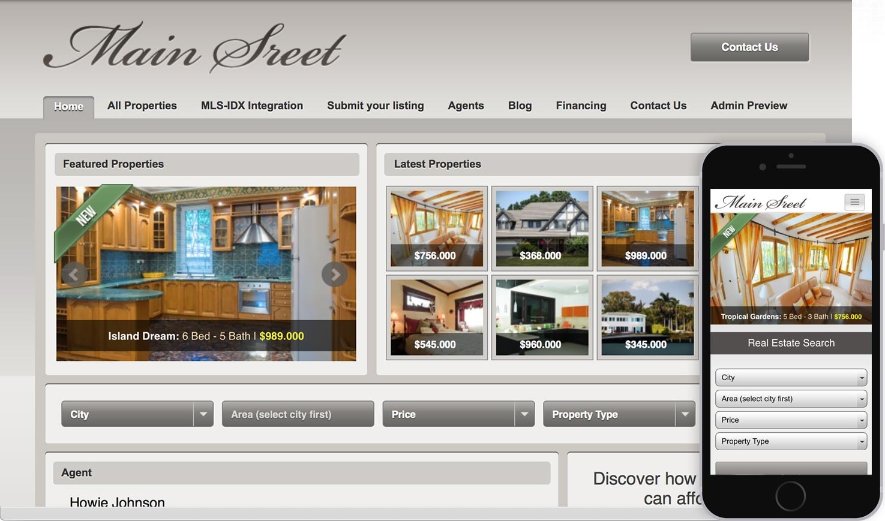 mainstreet sales wordpress theme