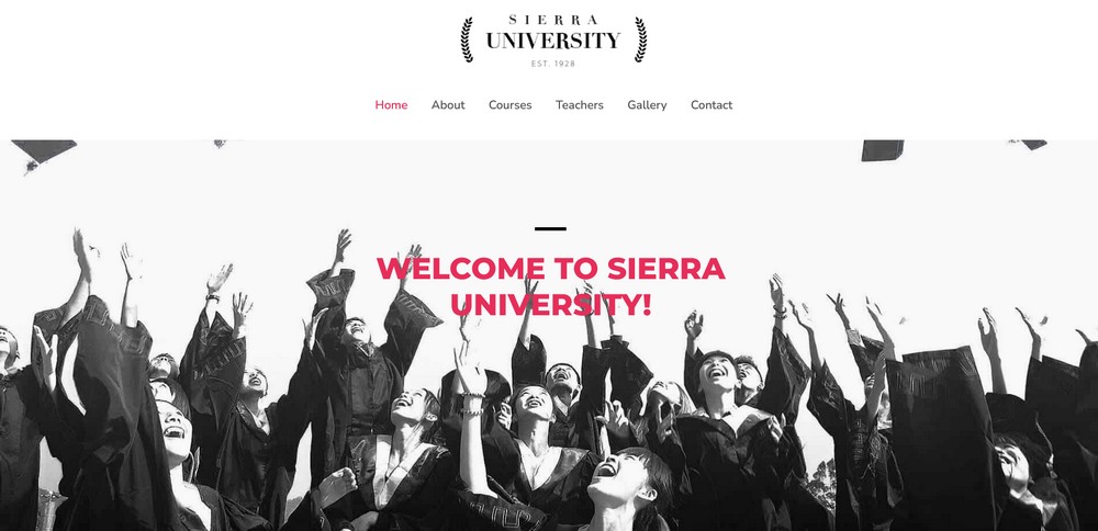 Astra University template