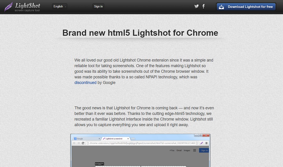 lightshot chrome extension