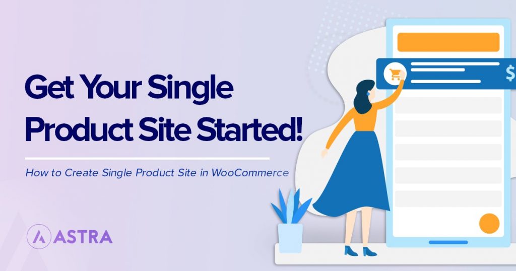 single product site using WooCommerce