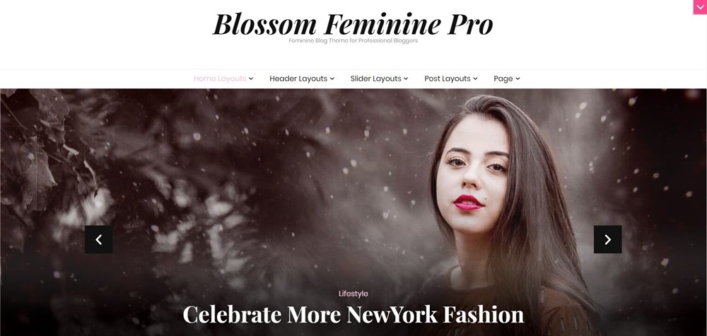 Blossom Feminine Pro WordPress Theme Demo