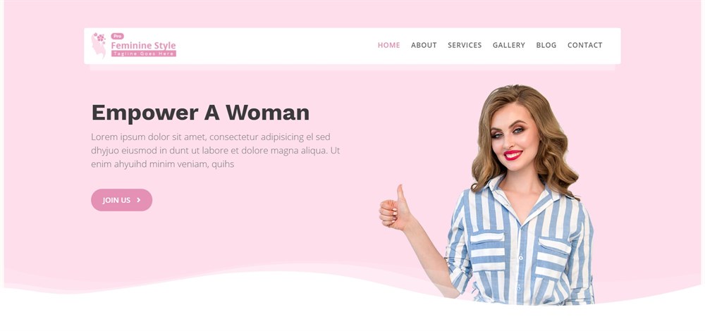 Feminine Style Pro Feminine WordPress Theme