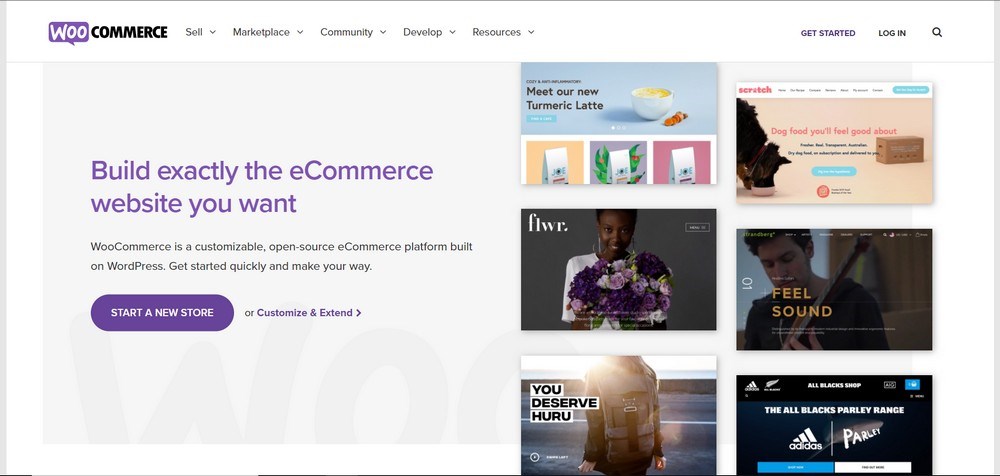 WooCommerce homepage