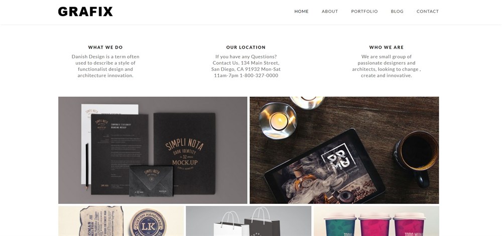 Grafix Responsive WordPress Theme