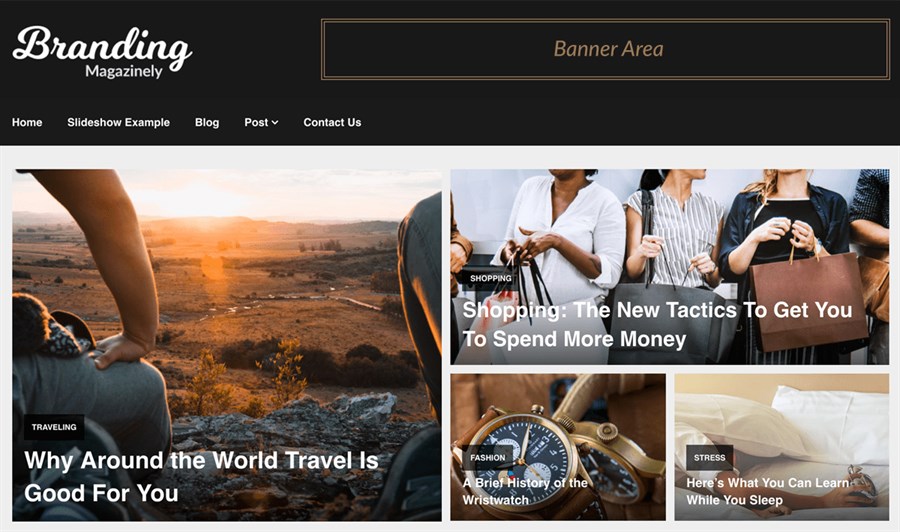 Magazinely wordpress theme