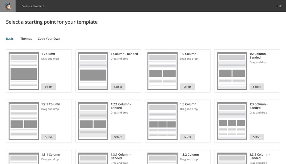 Mailchimp templates