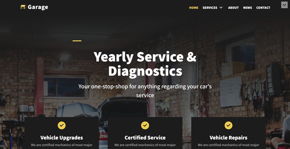 Neve Car Service template