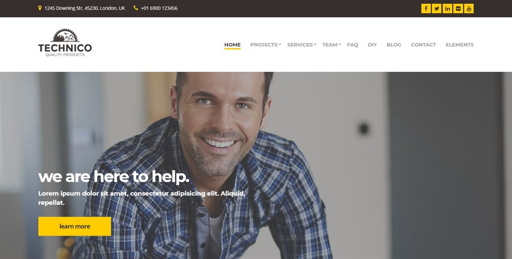 Technico WordPress theme