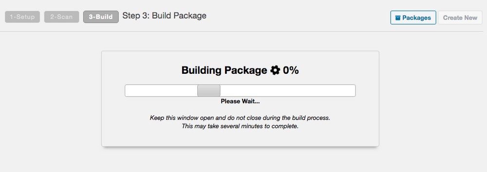 Duplicator building package