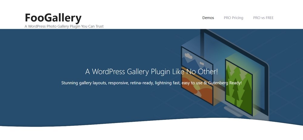 FooGallery WordPress plugin homepage