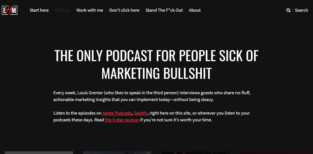 No-fluff, Actionable Marketing Podcast by Louis Grenier