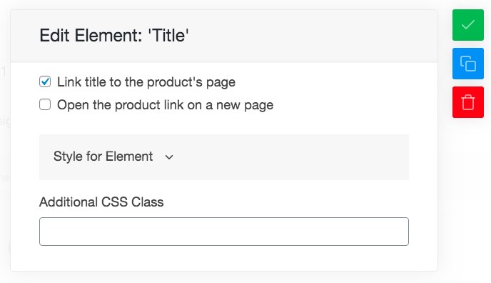 Title element setting