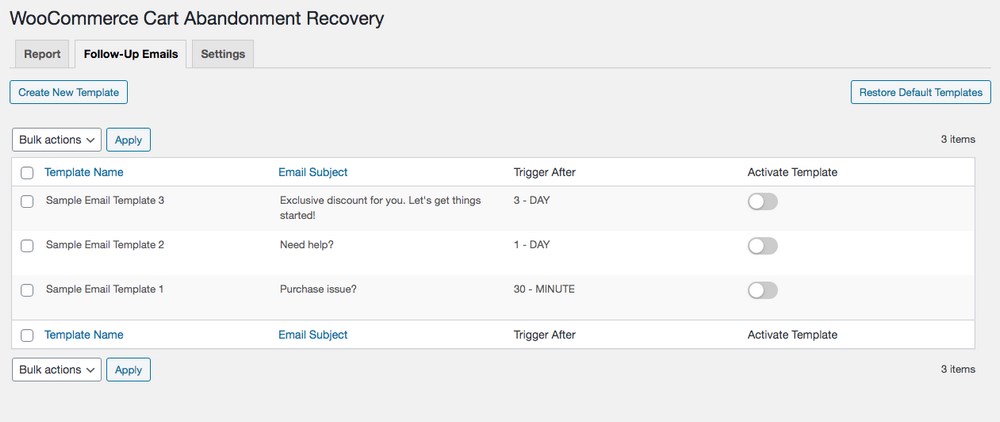 WooCommerce Cart Abandonment follow up email