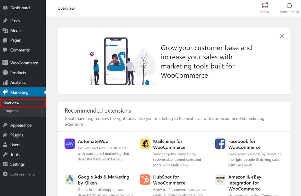 WooCommerce marketing page