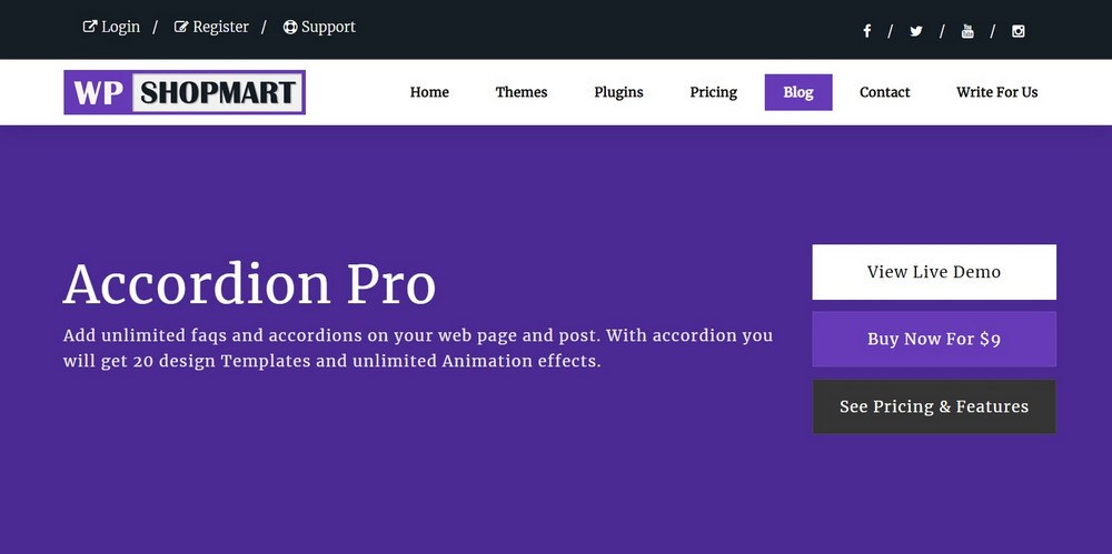 Accordion Pro plugin WordPress