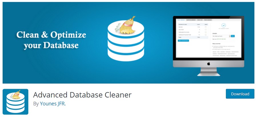 Advanced database cleaner WordPress plugin