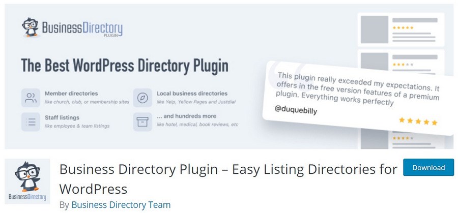 Business Directory Plugin Easy Listing Directories for WordPress