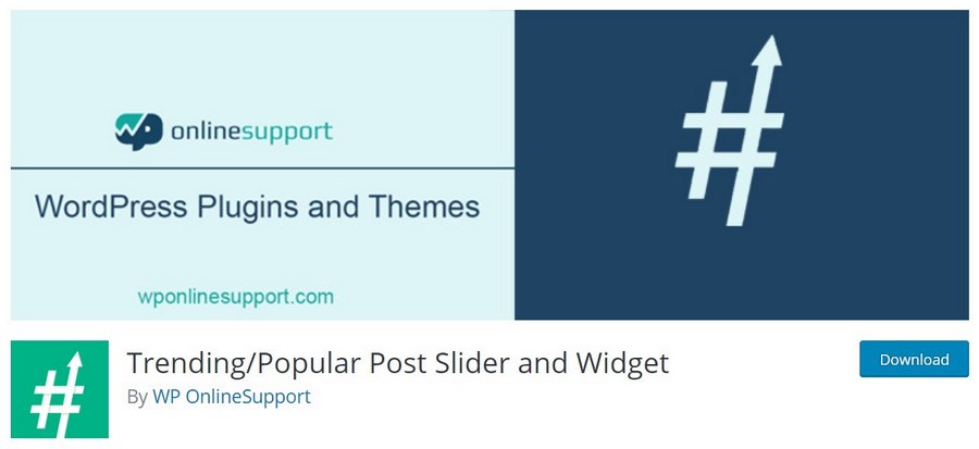 Trending Popular Post Slider and Widget WordPress plugin