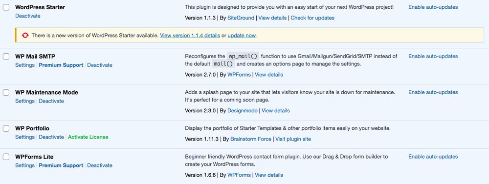 WordPress auto update