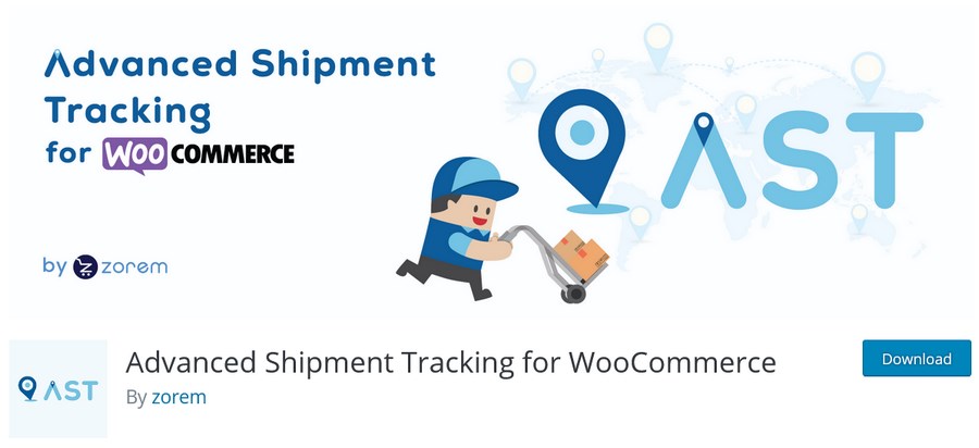 Advanced Shipment Tracking for WooCommerce plugin