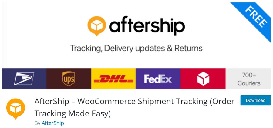 AfterShip WooCommerce Shipment Tracking plugin