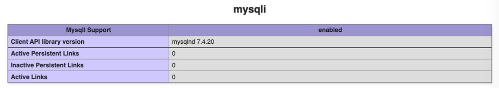 php mysqli