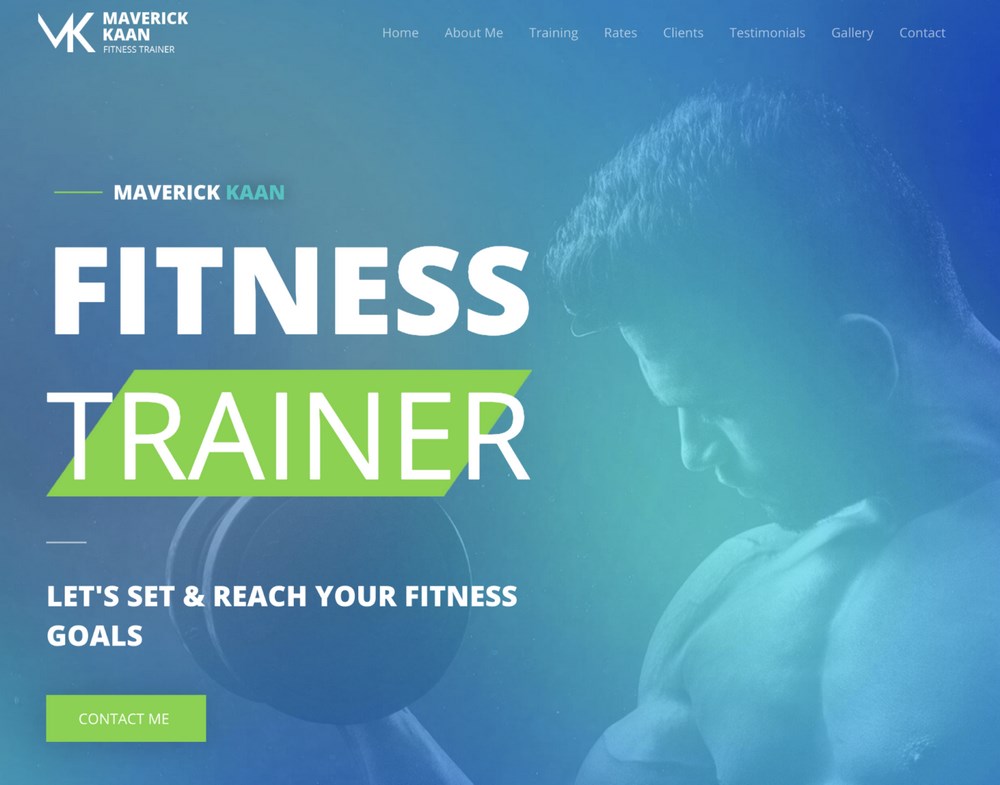 Astra Fitness trainer website