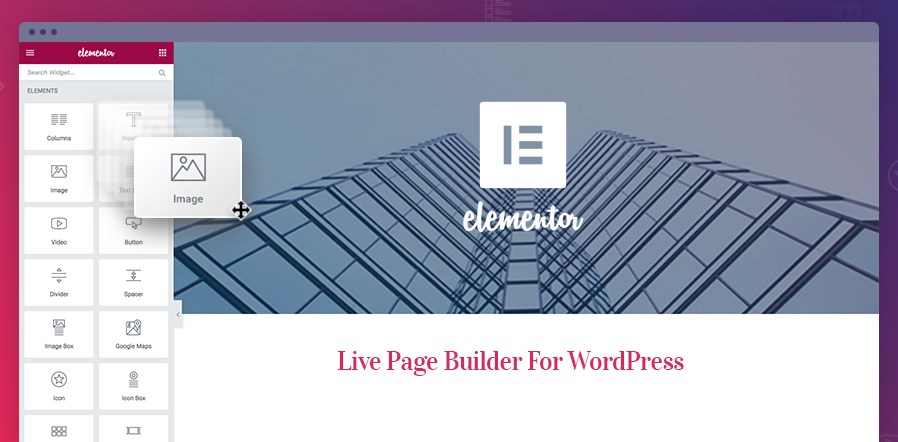 Elementor page builder image