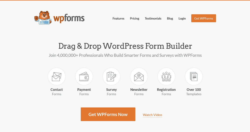 WPForms Contact form plugin for WordPress